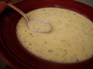 Суп-пюре из гречневой муки